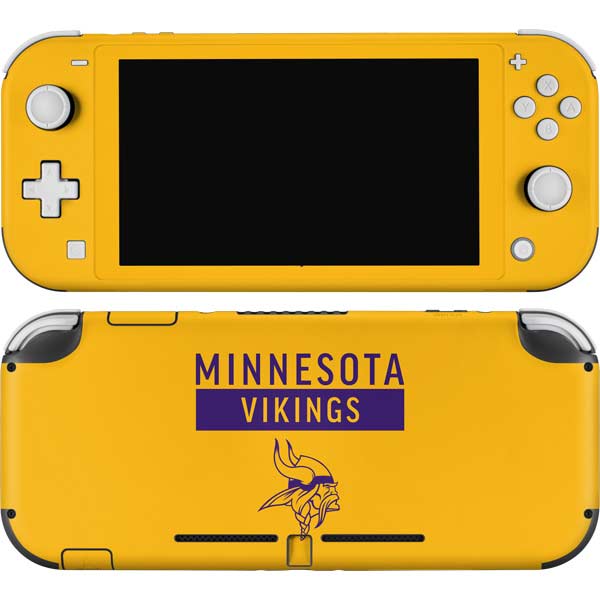 NFL Minnesota Vikings Yellow Performance Series Nintendo Skins