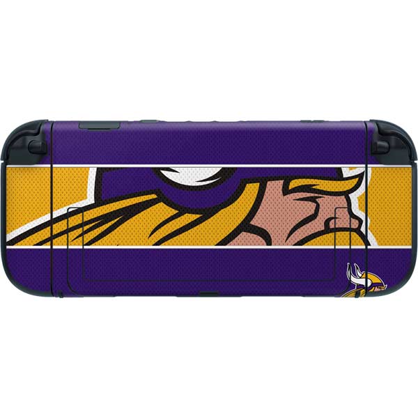 NFL Minnesota Vikings Zone Block Nintendo Switch 2 (2025) with Joy-Con Skin
