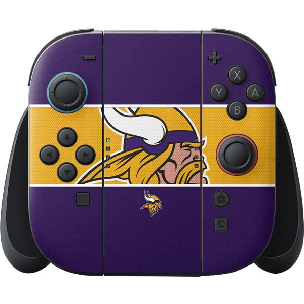 NFL Minnesota Vikings Zone Block Nintendo Skins