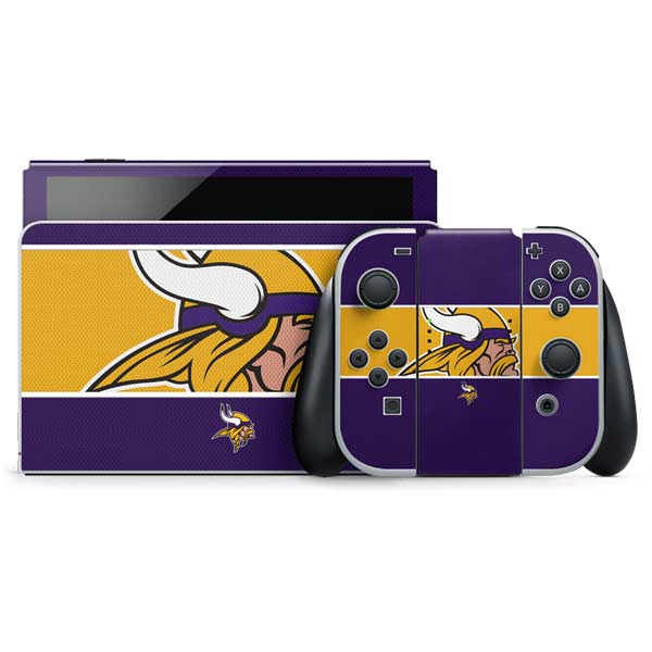 NFL Minnesota Vikings Zone Block Nintendo Skins