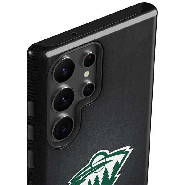 NHL Minnesota Wild Black Background Galaxy S23 Ultra Pro Case