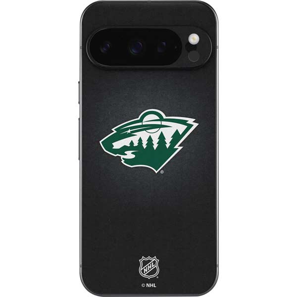 NHL Minnesota Wild Black Background Google Pixel 10 Pro XL Skin