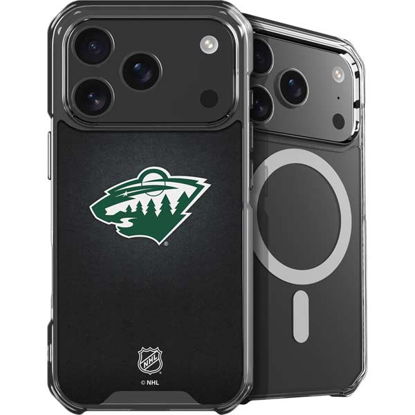 NHL Minnesota Wild Black Background iPhone 17 Pro Max MagSafe Case