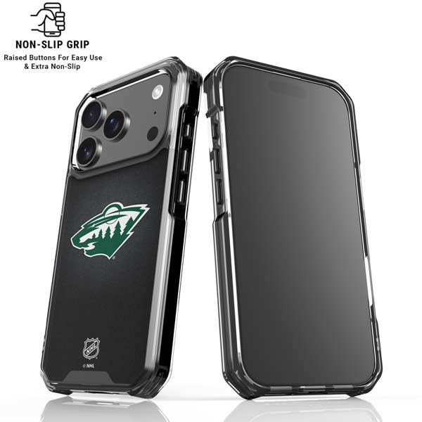 NHL Minnesota Wild Black Background iPhone 17 Pro Max MagSafe Case