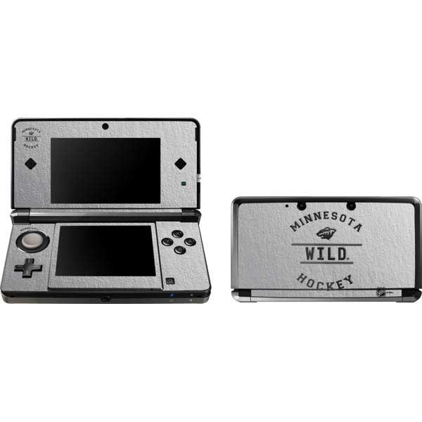NHL Minnesota Wild Black Text Nintendo Skins