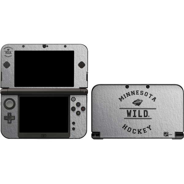 NHL Minnesota Wild Black Text Nintendo Skins