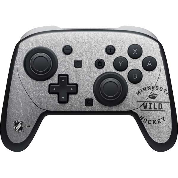 NHL Minnesota Wild Black Text Nintendo Skins