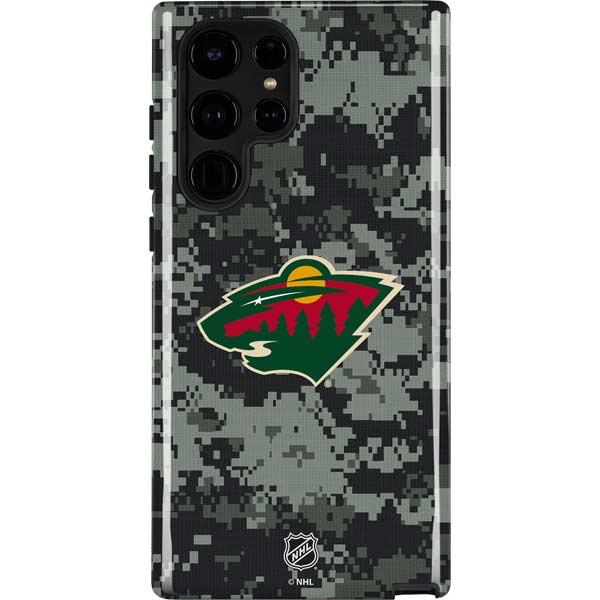 NHL Minnesota Wild Camo Galaxy Cases