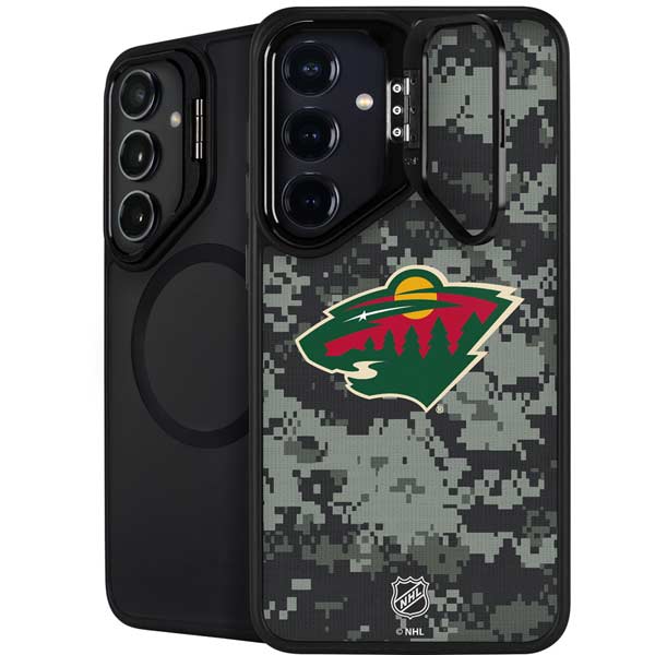 NHL Minnesota Wild Camo Galaxy S26 Kickstand Case