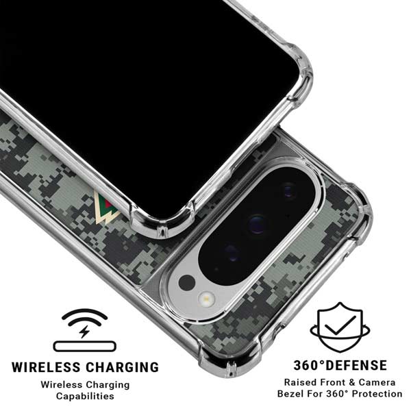NHL Minnesota Wild Camo Google Pixel 10 Pro XL Clear Case