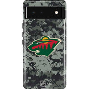 NHL Minnesota Wild Camo Pixel Cases