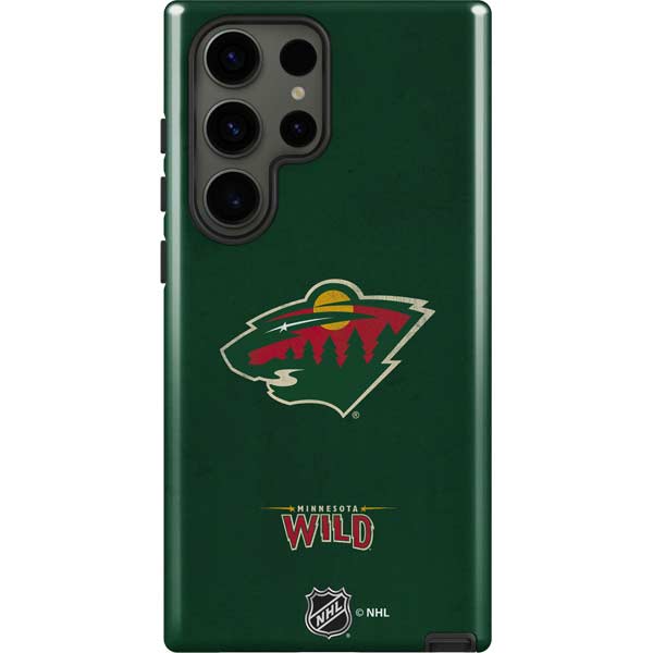 NHL Minnesota Wild Distressed Galaxy S23 Ultra Pro Case