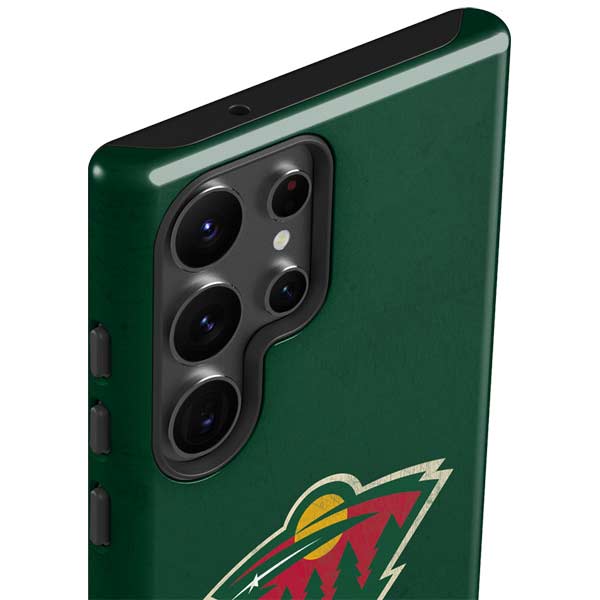 NHL Minnesota Wild Distressed Galaxy S23 Ultra Pro Case