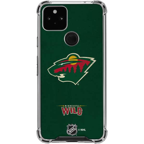 NHL Minnesota Wild Distressed Pixel Cases