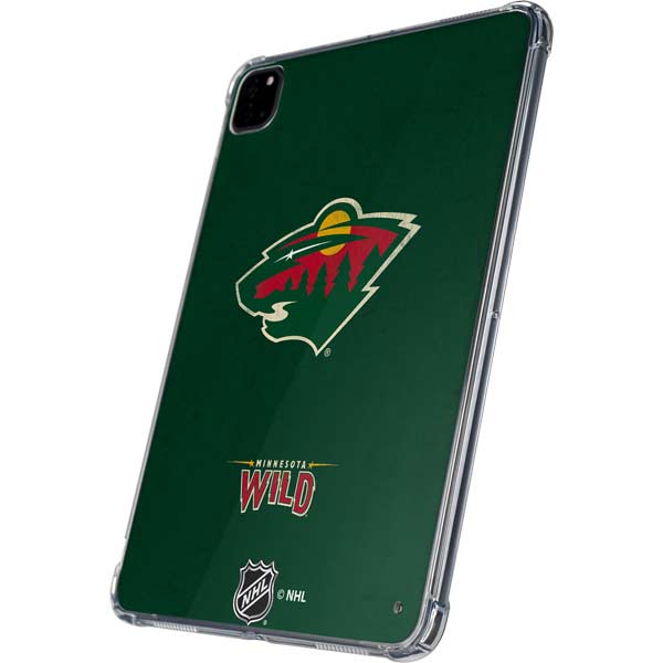 NHL Minnesota Wild Distressed iPad Pro 11in (2024) Clear Case