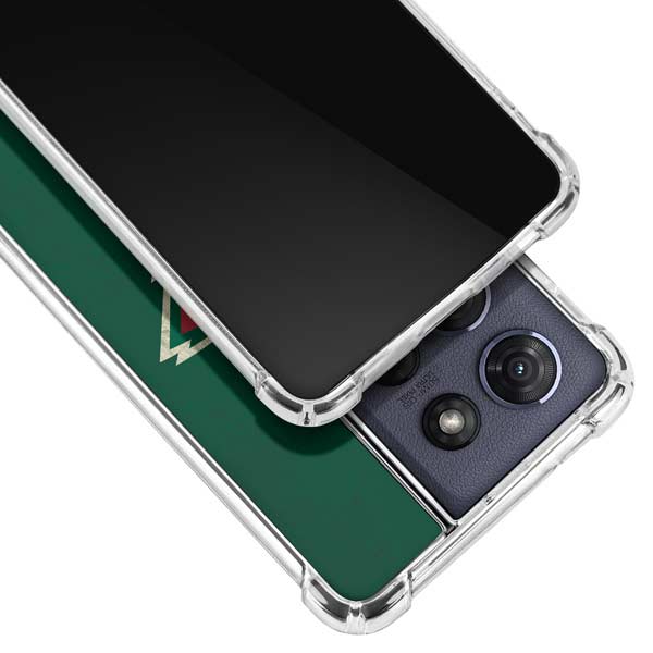 NHL Minnesota Wild Distressed Moto G 5G (2025) Clear Case