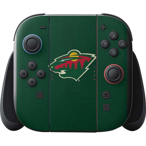 NHL Minnesota Wild Distressed Nintendo Switch 2 (2025) with Joy-Con Skin