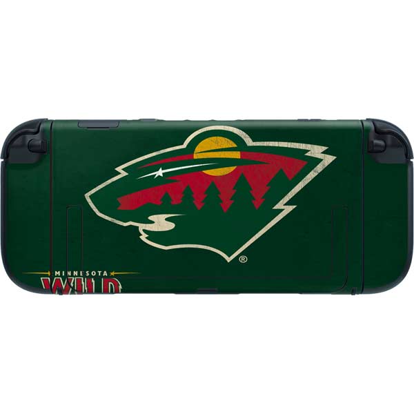 NHL Minnesota Wild Distressed Nintendo Switch 2 (2025) with Joy-Con Skin