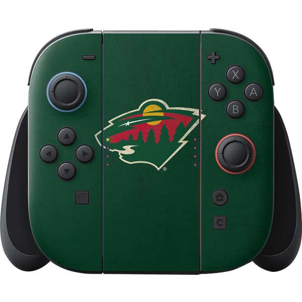 NHL Minnesota Wild Distressed Nintendo Skins