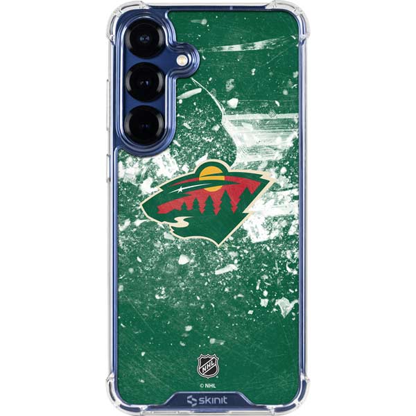 NHL Minnesota Wild Frozen Galaxy S25 Plus Clear Case