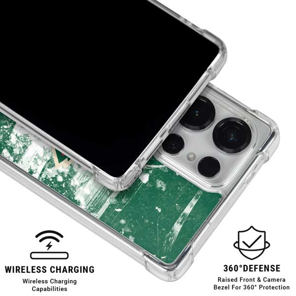 NHL Minnesota Wild Frozen Galaxy S25 Ultra Clear Case