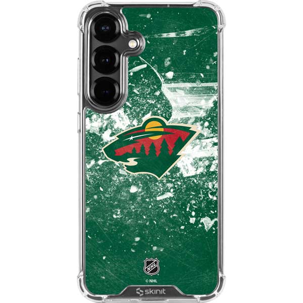 NHL Minnesota Wild Frozen Galaxy S26 Plus Clear Case