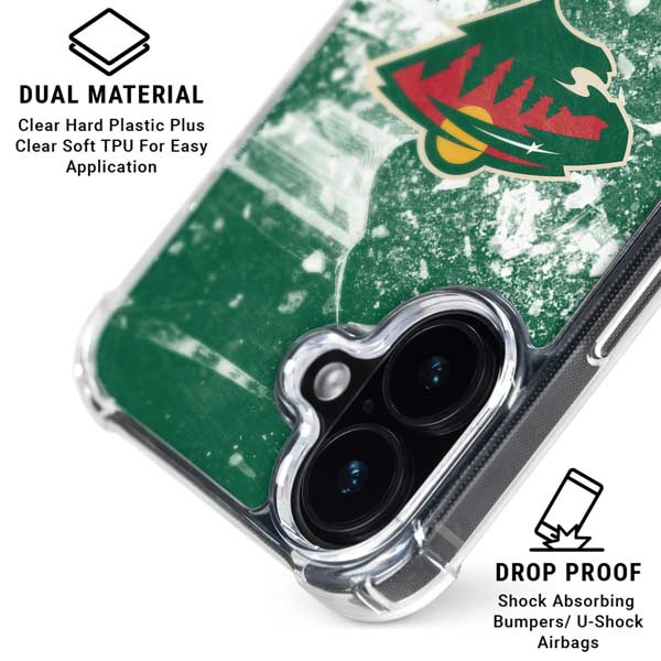 NHL Minnesota Wild Frozen iPhone 16 Plus MagSafe Case