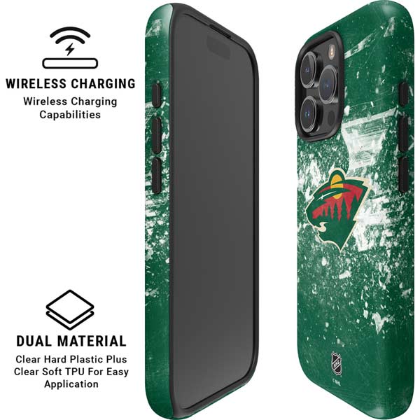 NHL Minnesota Wild Frozen iPhone 16 Pro Magsafe Impact Case