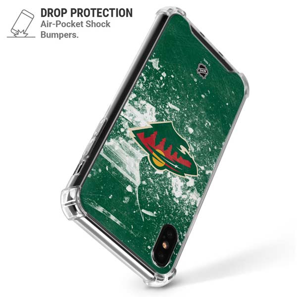 NHL Minnesota Wild Frozen iPhone X/XS Clear Case
