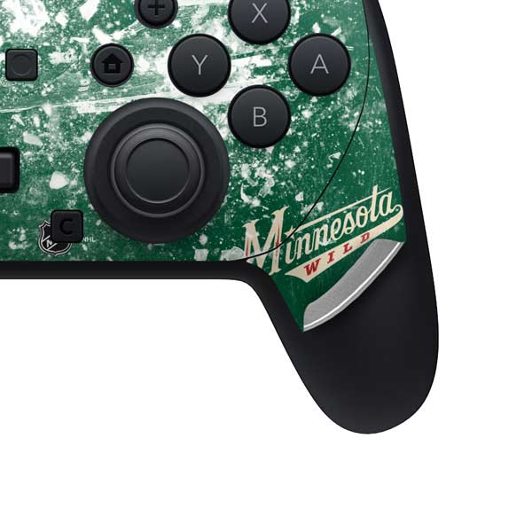 NHL Minnesota Wild Frozen Nintendo Switch 2 (2025) Pro Controller Skin