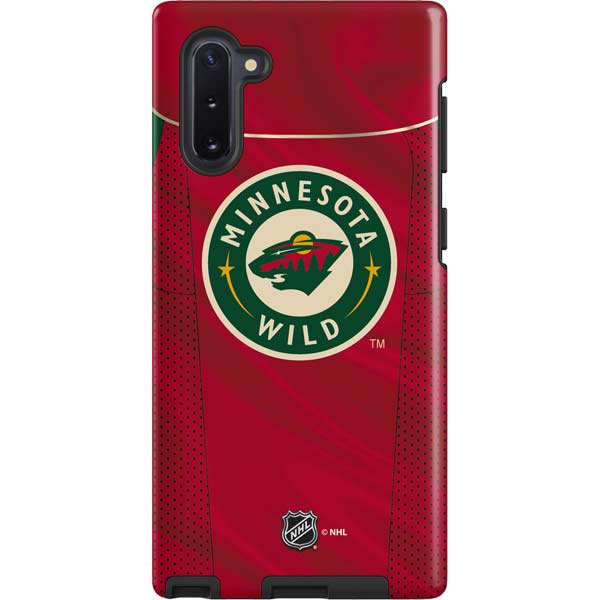 NHL Minnesota Wild Home Jersey Galaxy Cases