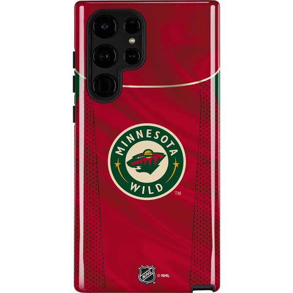 NHL Minnesota Wild Home Jersey Galaxy Cases