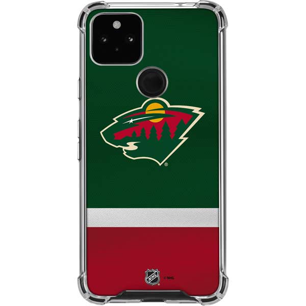 NHL Minnesota Wild Jersey Pixel Cases