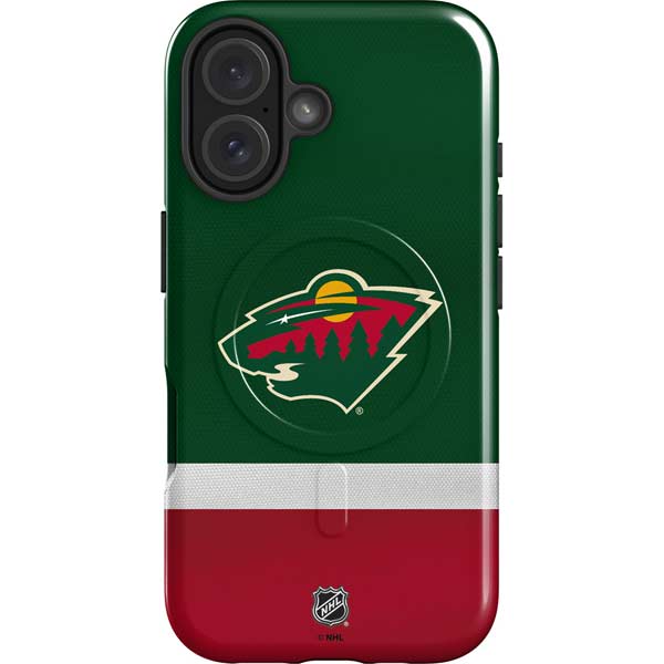 NHL Minnesota Wild Jersey iPhone 16 Magsafe Impact Case