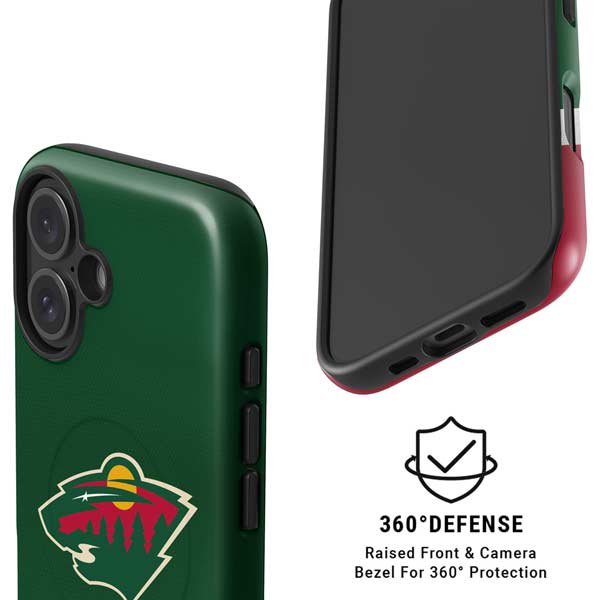 NHL Minnesota Wild Jersey iPhone 16 Magsafe Impact Case