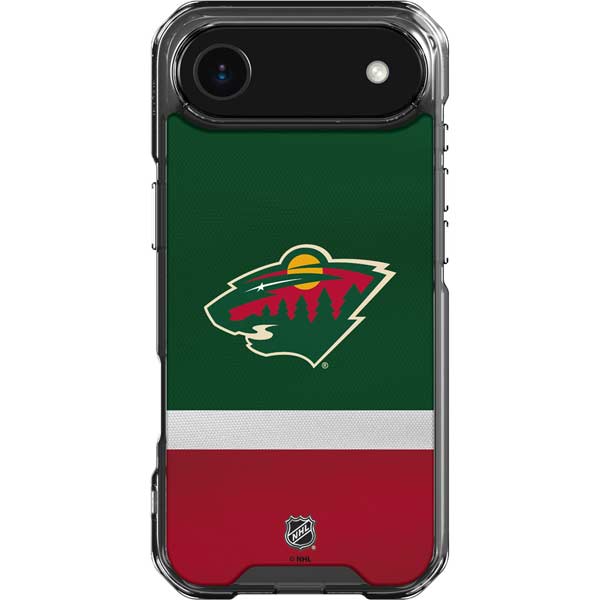 NHL Minnesota Wild Jersey iPhone 17 Air Clear Case