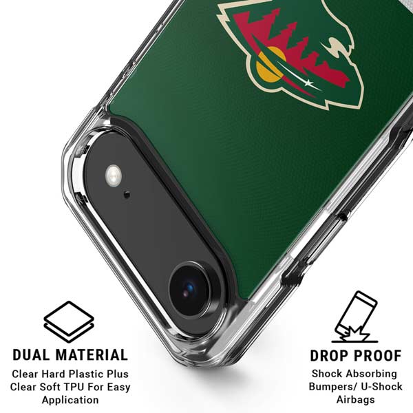 NHL Minnesota Wild Jersey iPhone 17 Air Clear Case