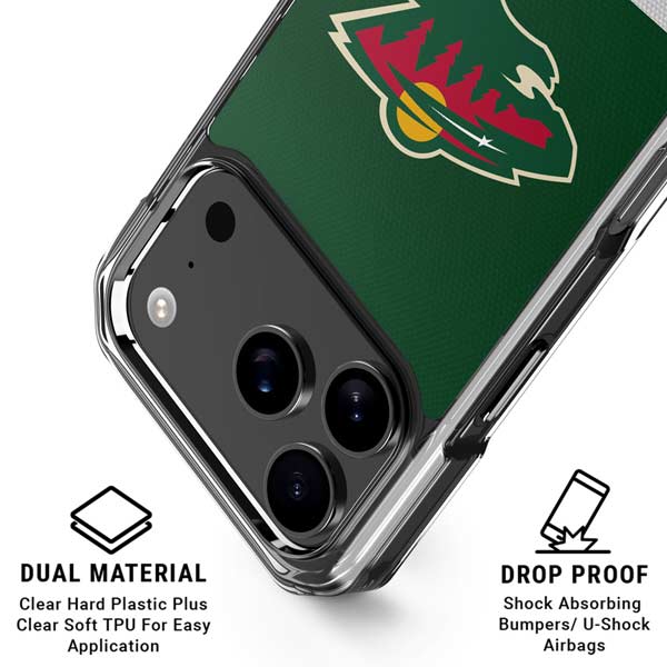 NHL Minnesota Wild Jersey iPhone 17 Pro Max MagSafe Case