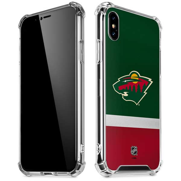 NHL Minnesota Wild Jersey iPhone X/XS Clear Case