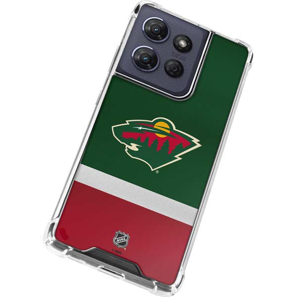 NHL Minnesota Wild Jersey Moto G Play 5G (2025) Clear Case
