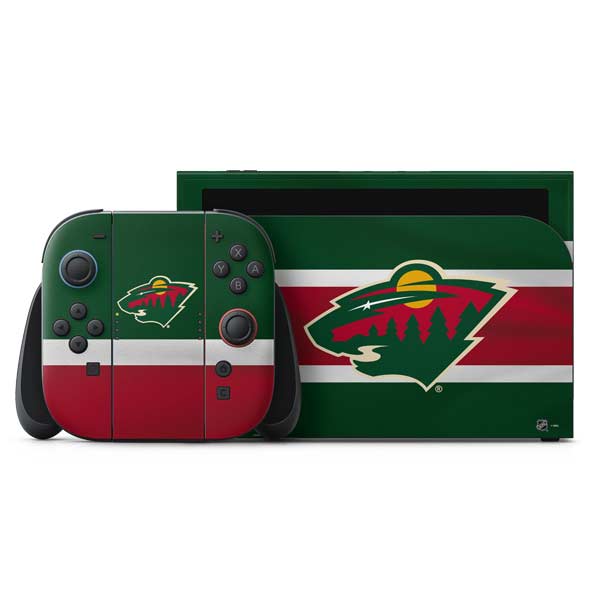 NHL Minnesota Wild Jersey Nintendo Switch 2 (2025) with Joy-Con Skin
