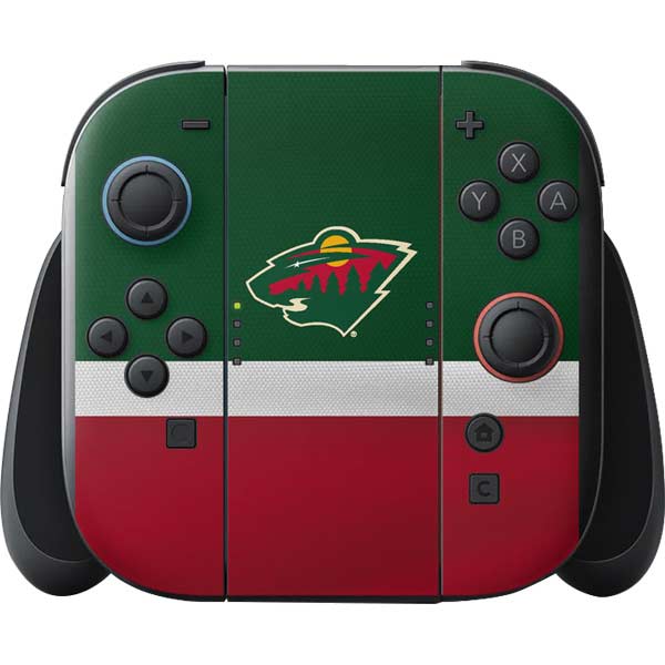 NHL Minnesota Wild Jersey Nintendo Switch 2 (2025) with Joy-Con Skin