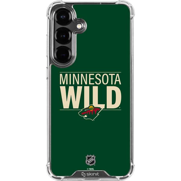 NHL Minnesota Wild Lineup Galaxy S26 Plus Clear Case