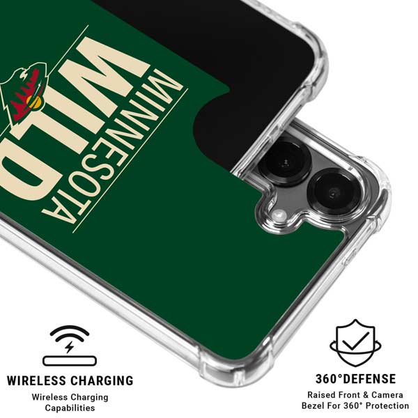 NHL Minnesota Wild Lineup Galaxy S26 Plus Clear Case