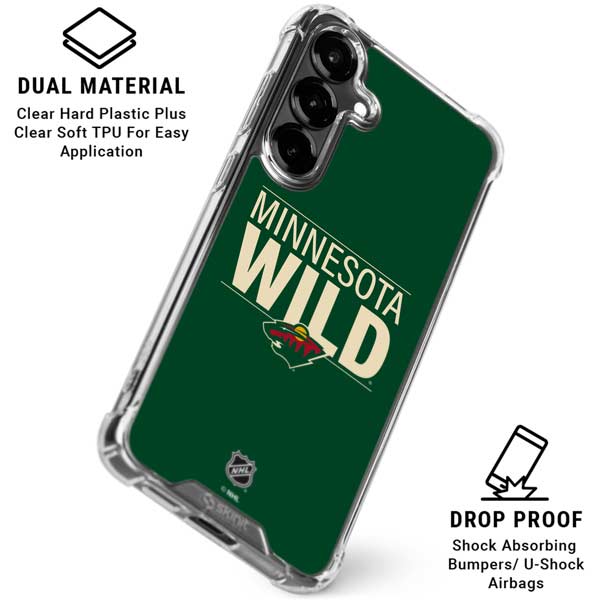 NHL Minnesota Wild Lineup Galaxy S26 Plus Clear Case