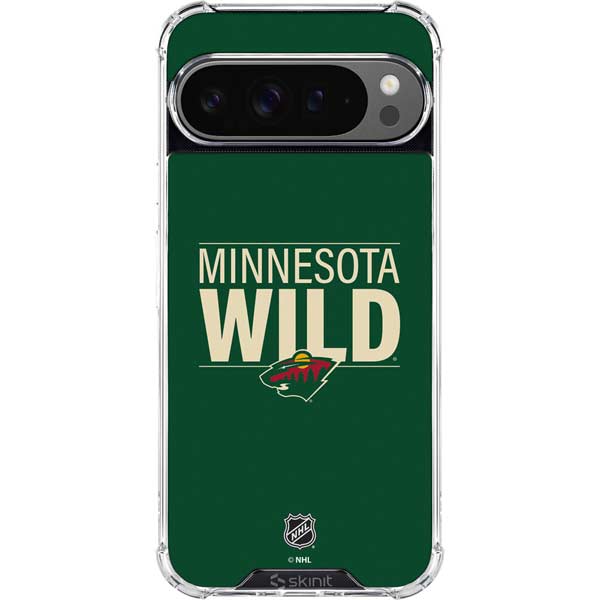 NHL Minnesota Wild Lineup Google Pixel 10 Pro XL Clear Case