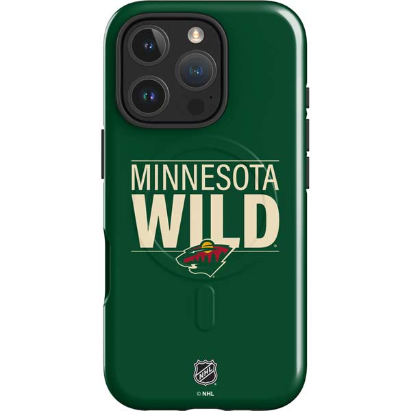 NHL Minnesota Wild Lineup iPhone 16 Pro Max Magsafe Impact Case