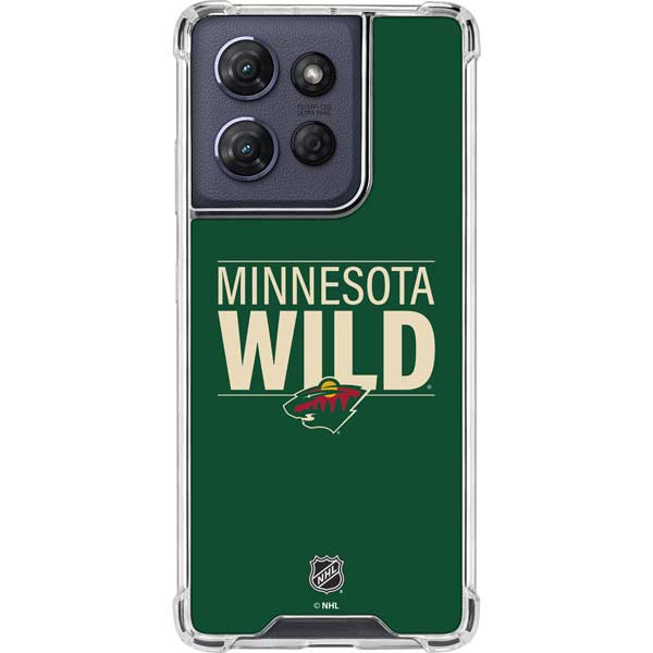 NHL Minnesota Wild Lineup Moto G Power 5G (2025) Clear Case