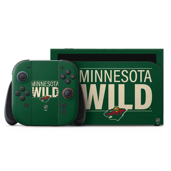 NHL Minnesota Wild Lineup Nintendo Skins
