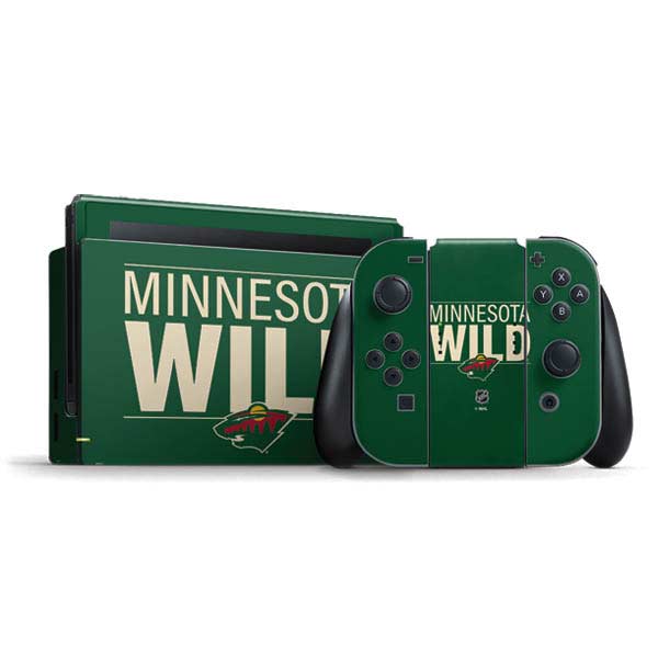 NHL Minnesota Wild Lineup Nintendo Skins